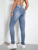 Women's Slim Fit Skinny Jeans Carmine Juneberry