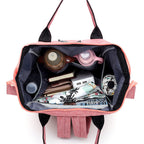 ALLFASHION™ – ActiveMom Urban Diaper Backpack (Anti-Theft) Carmine Juneberry