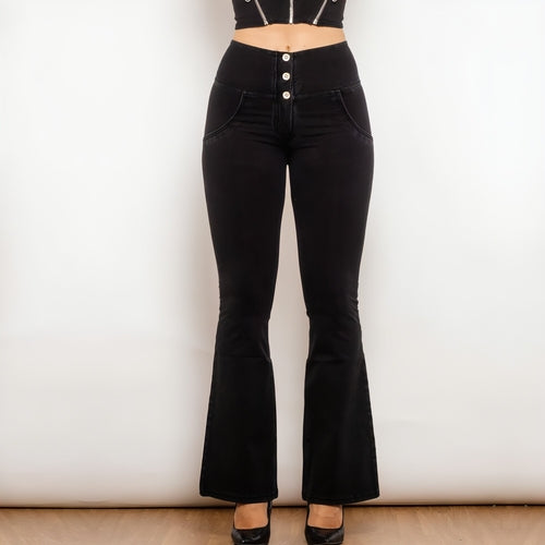DenimDare™ High Waist Jeans Women NOIR Carmine Juneberry