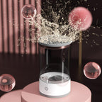 Women Eye Shadow Brush Cleaning Tool Portable Electric Makeup Brush Pear Poppy