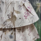 Kids’ Apron with Ruffles, Linen-Cotton Mix, Printed | Aitana Rose Trillium