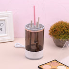Women Eye Shadow Brush Cleaning Tool Portable Electric Makeup Brush Pear Poppy