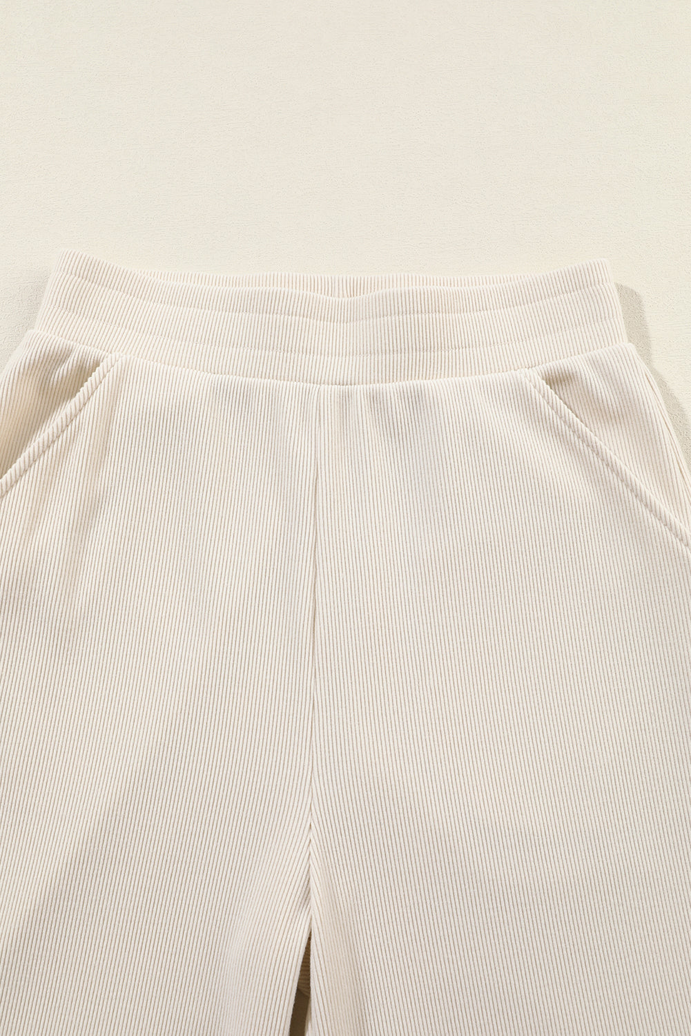 Solid Collared Pullover and Pants Set Byzantium Bay