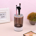 Women Eye Shadow Brush Cleaning Tool Portable Electric Makeup Brush Pear Poppy
