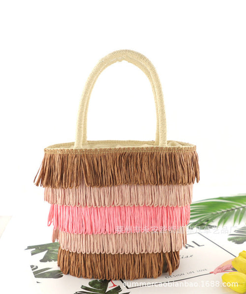 SolunaWeave™ – Fiesta Fringe Tote