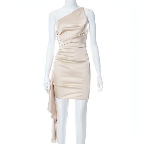 Crossbody Sleeveless Slim Fit Dress Carmine Juneberry