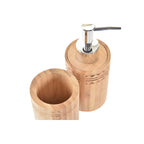 Bath Set DKD Home Decor Natural Bamboo 6,8 x 7,5 x 18 cm Bigbuy