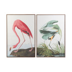 Painting DKD Home Decor 80 x 4 x 120 cm Oriental Birds (2 Units) Bigbuy