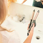 Ceramic Hair Straighteners Cecotec Black/Pink Bigbuy