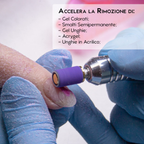 Cilindri Abrasivi Fresa Unghie in Ceramica Ultra Resistenti 25 Pz. - Carmine Penelope