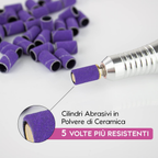 Cilindri Abrasivi Fresa Unghie in Ceramica Ultra Resistenti 25 Pz. - Carmine Penelope