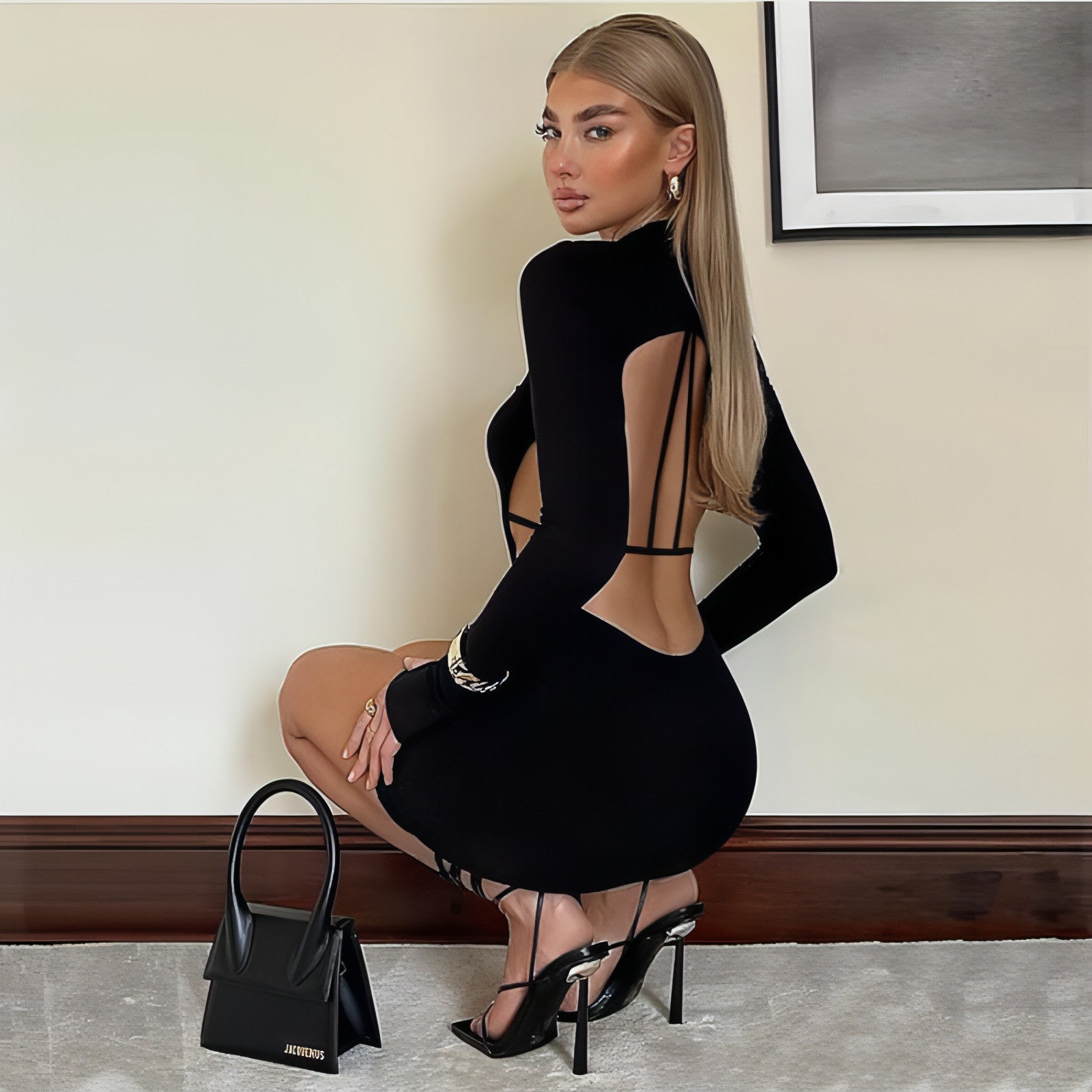 Women's Fashion Midriff Outfit Sheath Dress Carmine Juneberry