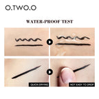 O.TWO.O Eyeliner Stamp Black Liquid Eyeliner Pen Waterproof Fast Dry Pink Lucky