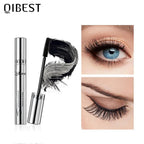 QIBEST Black Mascara Eyelashes Mascara 4D Silky Eyelashes Lengthening Pink Lucky