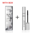 QIBEST Black Mascara Eyelashes Mascara 4D Silky Eyelashes Lengthening Pink Lucky
