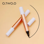 O.TWO.O Eyeliner Stamp Black Liquid Eyeliner Pen Waterproof Fast Dry Pink Lucky