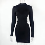 Women's Fashion Midriff Outfit Sheath Dress Carmine Juneberry