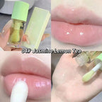 Water Light Lip Gloss Moisturizer Transparent Jelly Mirror Fruit Pink Lucky