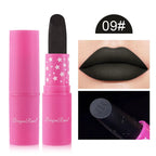 9 Colors Waterproof Rose Red Velvet Matte Lipstick Moisturizing Long Pink Lucky