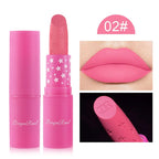 9 Colors Waterproof Rose Red Velvet Matte Lipstick Moisturizing Long Pink Lucky