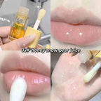 Water Light Lip Gloss Moisturizer Transparent Jelly Mirror Fruit Pink Lucky
