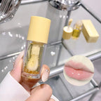 Water Light Lip Gloss Moisturizer Transparent Jelly Mirror Fruit Pink Lucky