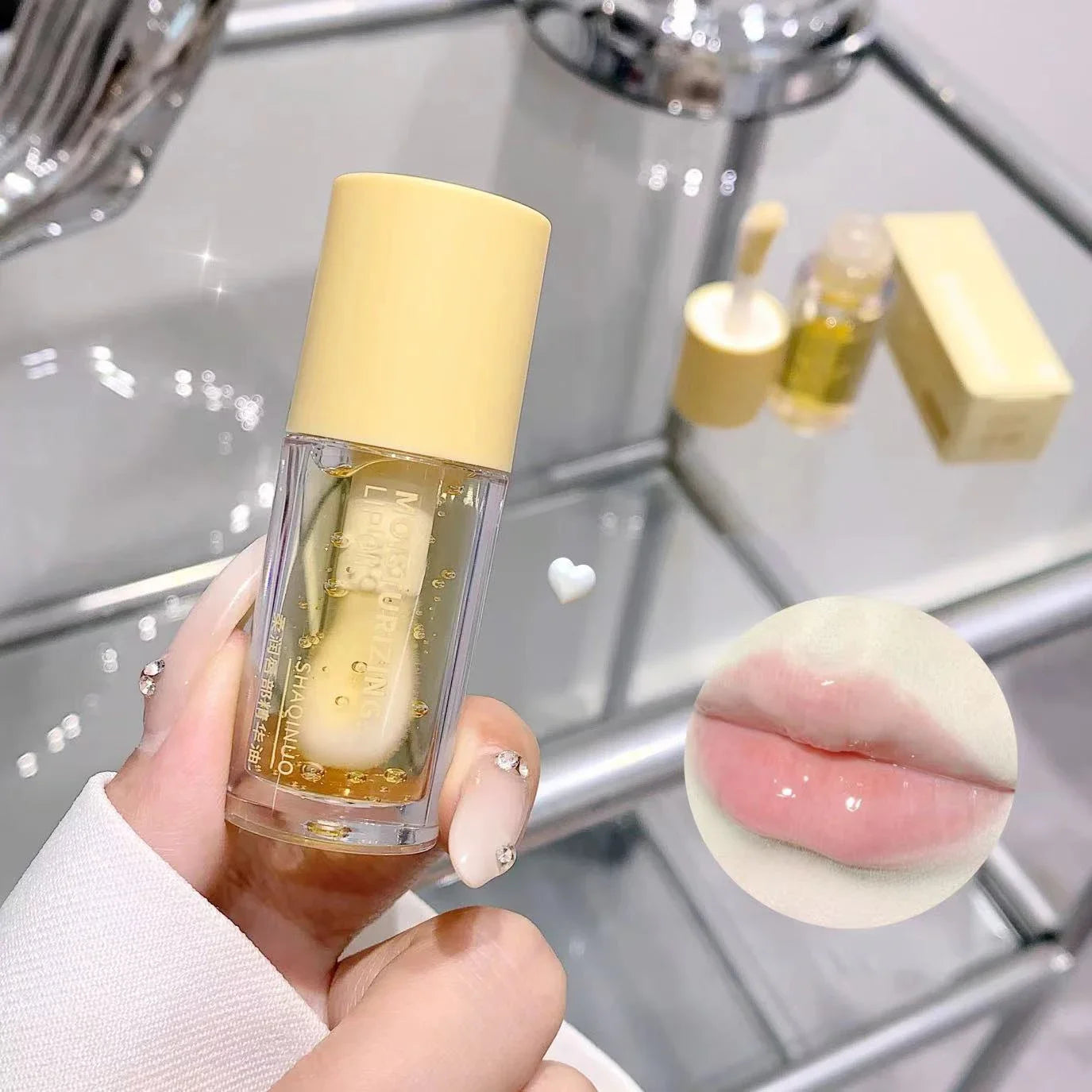 Water Light Lip Gloss Moisturizer Transparent Jelly Mirror Fruit
