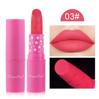 9 Colors Waterproof Rose Red Velvet Matte Lipstick Moisturizing Long Pink Lucky