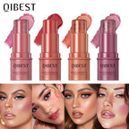 3-in-1 Cheek Blush Stick Lip Tinted Eyes Cheek Lips Brighten Cream Pink Lucky