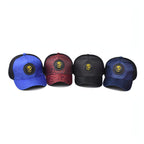 Personality Trend Retro Alphabet Baseball Cap Carmine Juneberry
