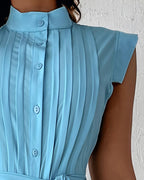 A.1 Fashion Women's Wear Blue Loose-fitting Jumpsuit Carmine Juneberry