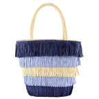SolunaWeave™ – Fiesta Fringe Tote Carmine Juneberry
