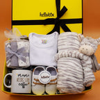 Hellobox Baby Geschenke zur Taufe , Neugeborene geschenkset mit Byzantium Oscar