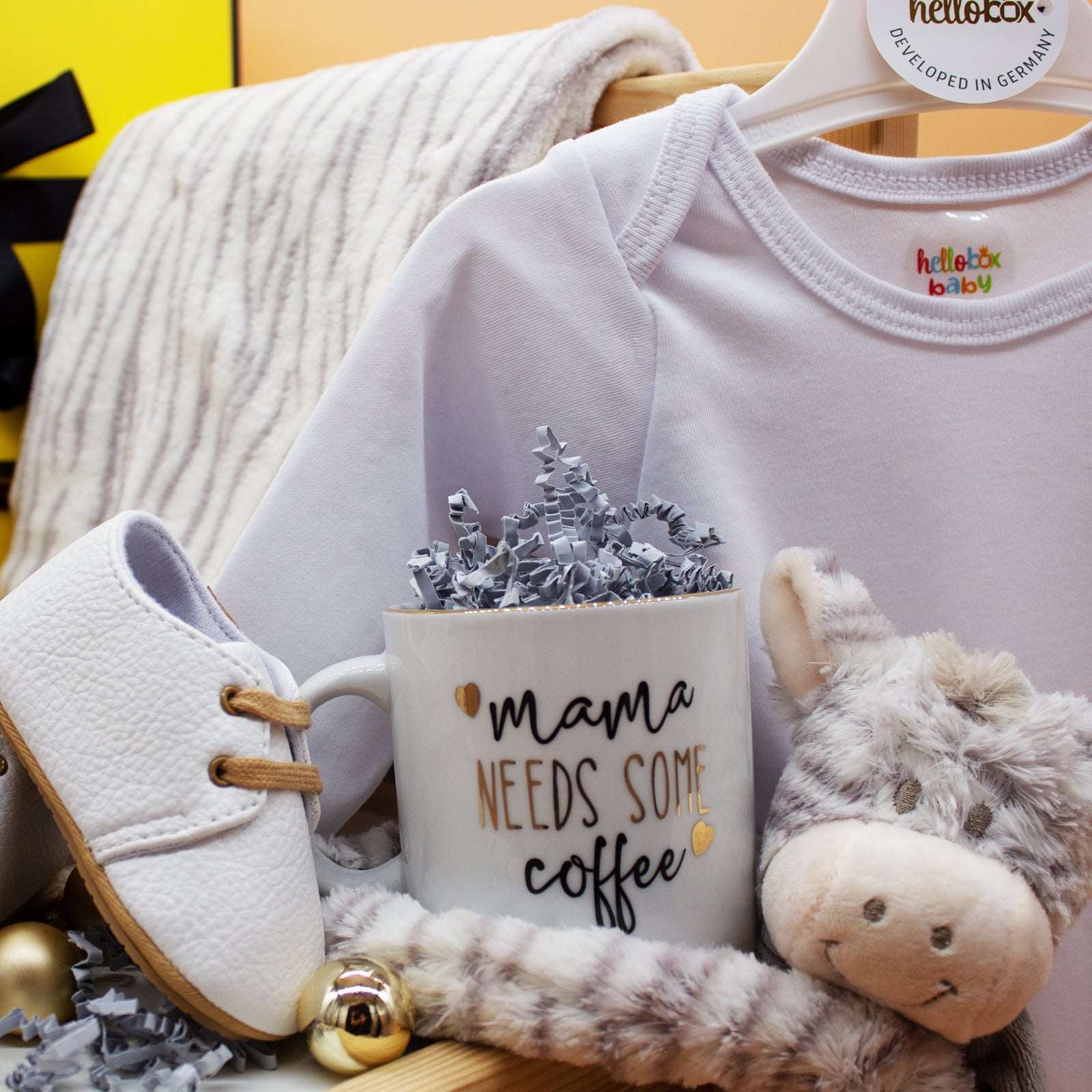 Подарунки Hellobox Baby на хрестини, набір подарунків для новонароджених з