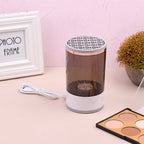 Women Eye Shadow Brush Cleaning Tool Portable Electric Makeup Brush Pear Poppy