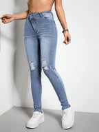 Women's Slim Fit Skinny Jeans Carmine Juneberry