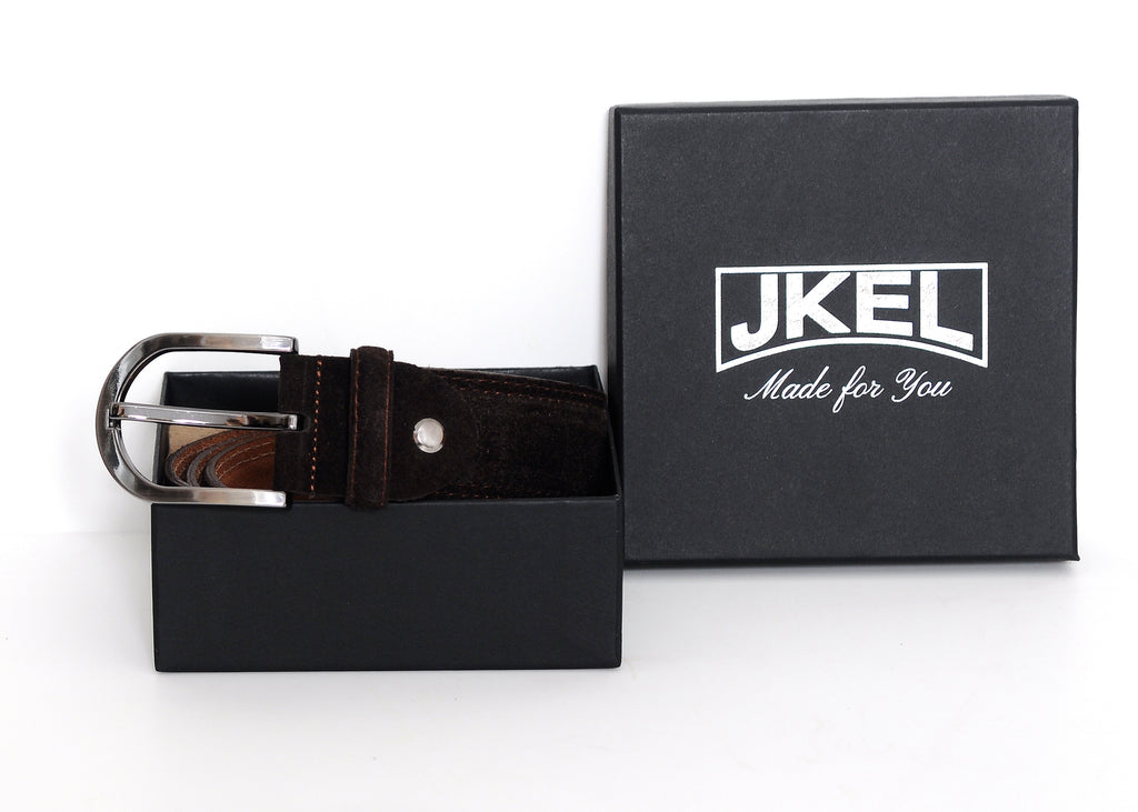 Sagrada Dark Brown Suede Belt