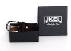 Sagrada Dark Brown Suede Belt Peach Beech