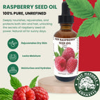 Red Raspberry Seed  Oil (Organic, cold pressed, unrefined) Yellow Poppy