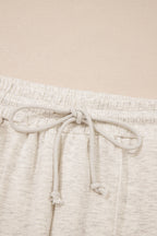 Solid Sporty Polo Tee & Drawstring Pants Set Byzantium Bay