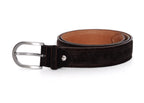 Sagrada Dark Brown Suede Belt Peach Beech