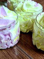Fruit Salad Shower Fluff/Whipped Soap 6 units per case Amethyst Meleager