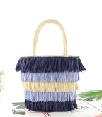 SolunaWeave™ – Fiesta Fringe Tote Carmine Juneberry
