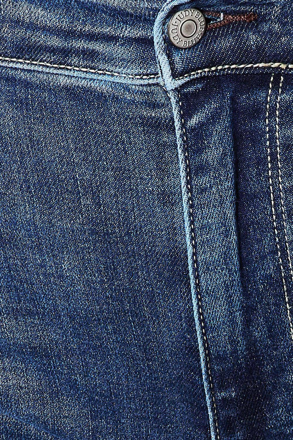 Judy Blue Full Size Mid Rise Hand Sand & Destroy Bootcut Jeans Carmine Juneberry