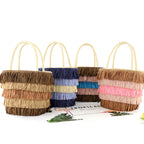SolunaWeave™ – Fiesta Fringe Tote Carmine Juneberry
